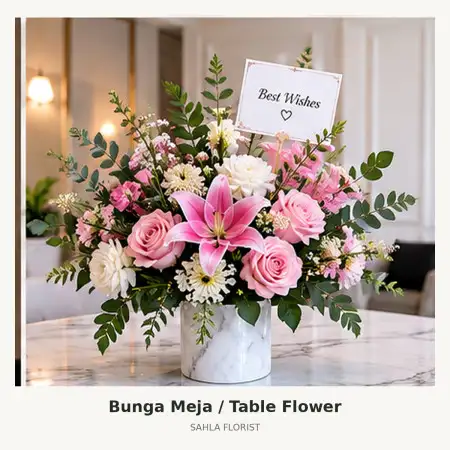 Bunga Meja Asia Afrika Bandung